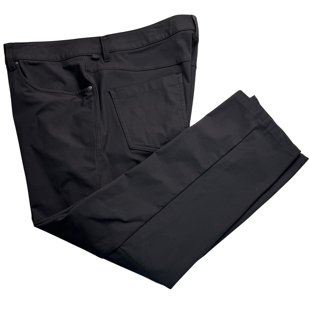 Lululemon ABC Pant Slim Fit Black Warpstreme 36x28 Mens Trousers